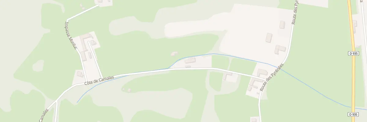 Plan du 7 Cote de Camales à Soublecause