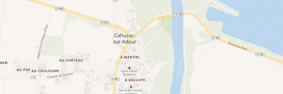 Plan du 131 Che de l’Adour à Cahuzac-sur-Adour