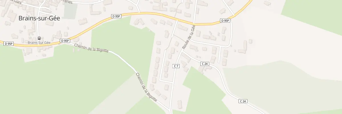 Plan du 8 Imp de la Bosserie à Brains-sur-Gée