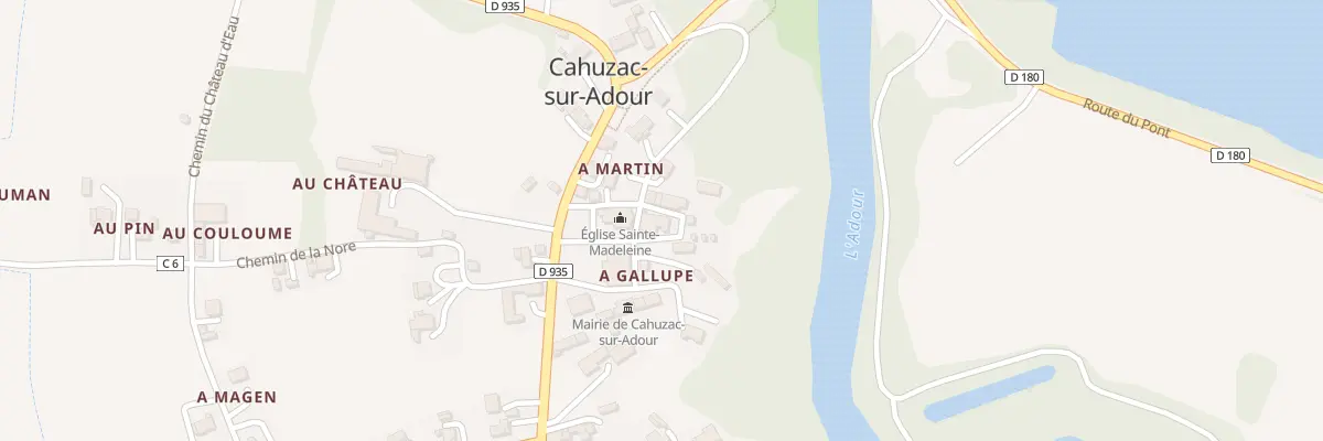 Plan du 17 Pl René Moureu à Cahuzac-sur-Adour
