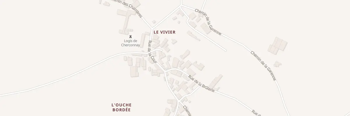 Plan du 1 Rue de la Brûlerie à Longré