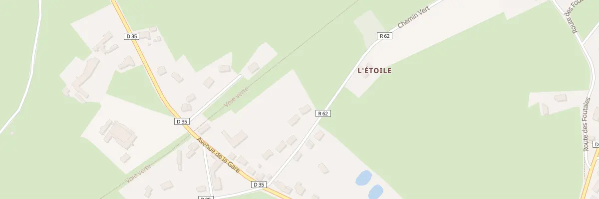 Plan du 9 Che Vert à Mézeray