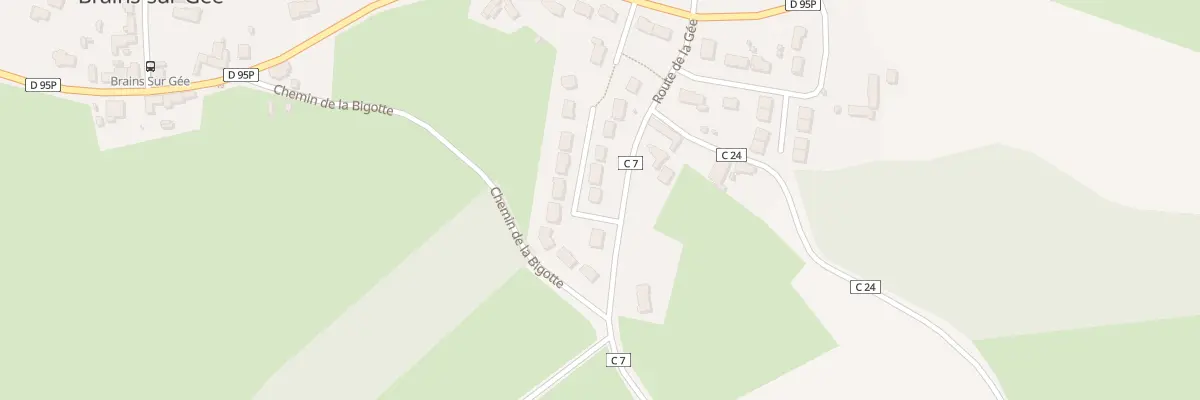 Plan du 2 Imp de la Bosserie à Brains-sur-Gée