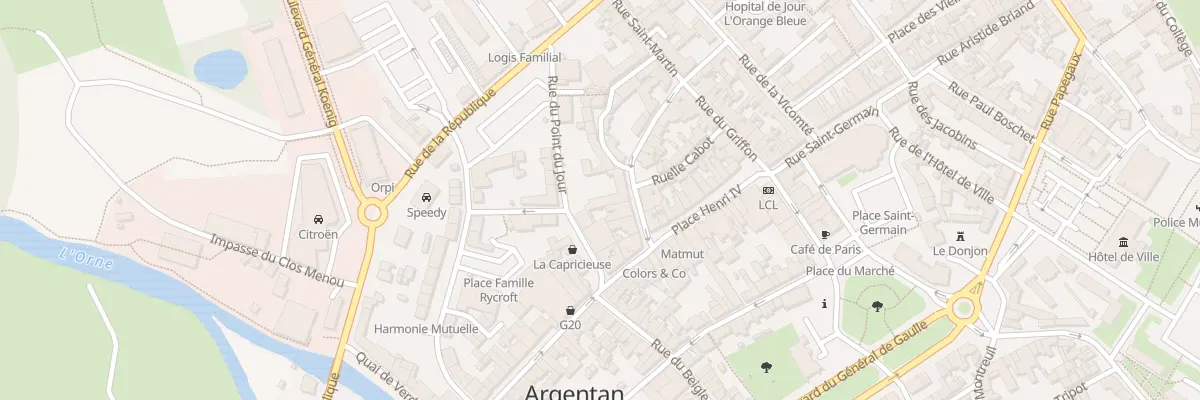 Plan du 11 Rue Pierre Ozenne à Argentan