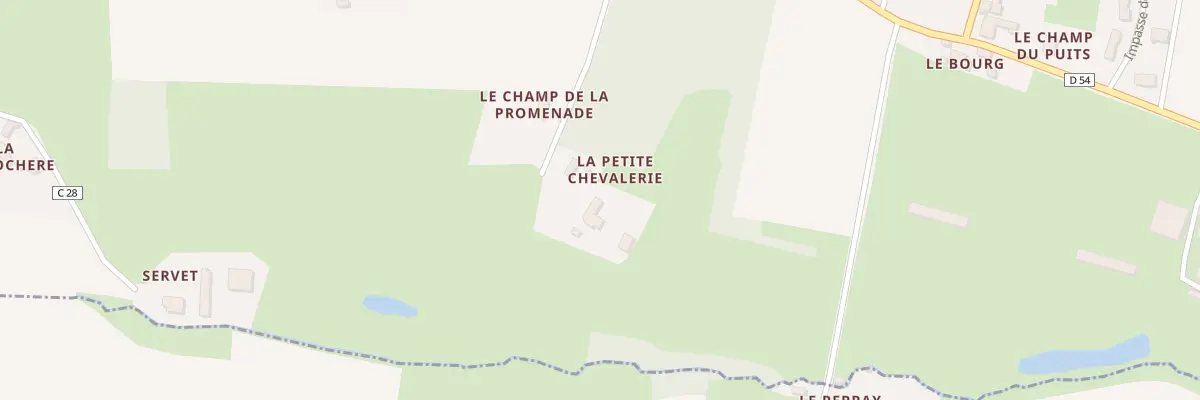 Plan du 5111 La Petite Chevallerie à Courcelles-la-Forêt