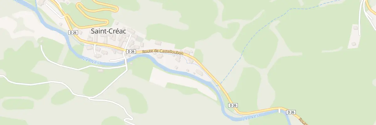 Plan du 30 Rte de Castelloubon à Saint-Créac