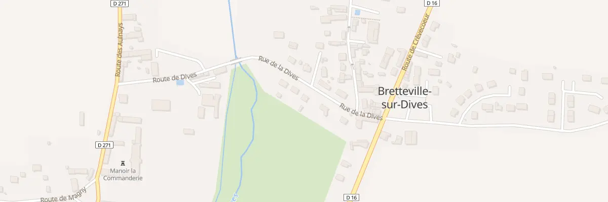 Plan du 5 Rue de la Dives -Bretteville- à Saint-Pierre-en-Auge