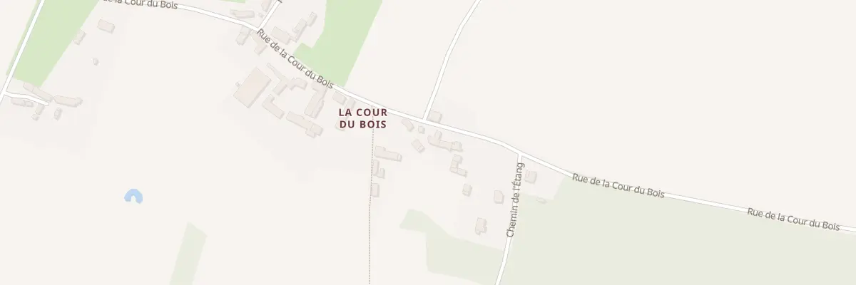 Plan du 7 Rue de la Cour du Bois à Boischampré