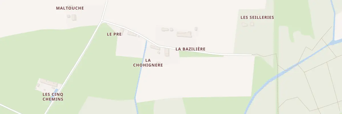 Plan du 5103 La Chohignere à Clermont-Créans