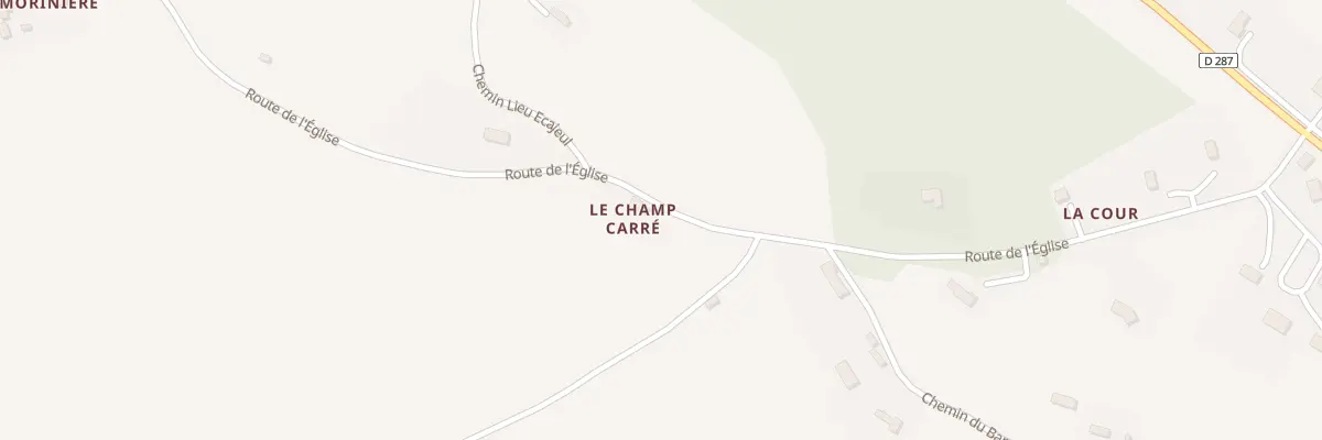 Plan du 5012 Le Chp Carre à Saint-Léger-Dubosq