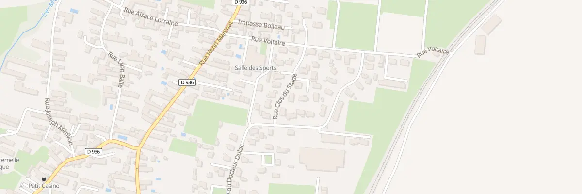 Plan du 22 Rue Clos du Stade à Ossun