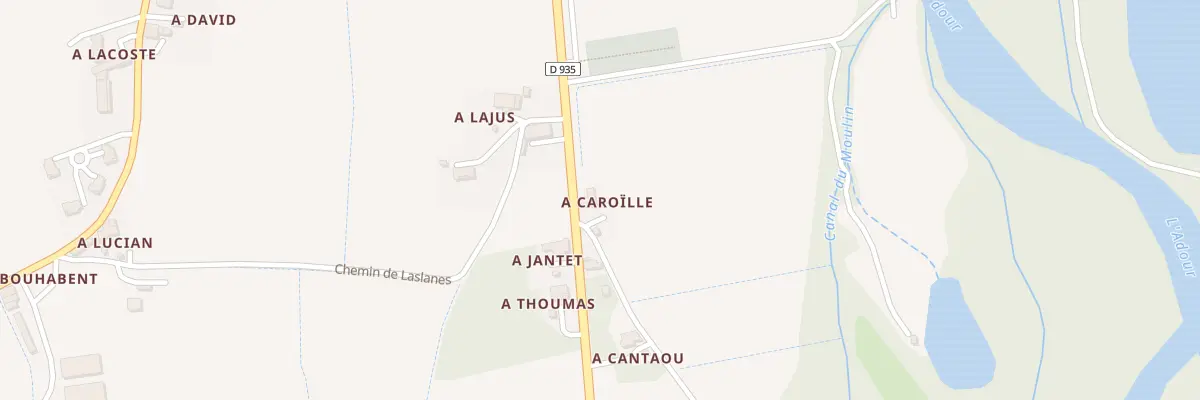 Plan du 5077 Che du Moulin à Cahuzac-sur-Adour