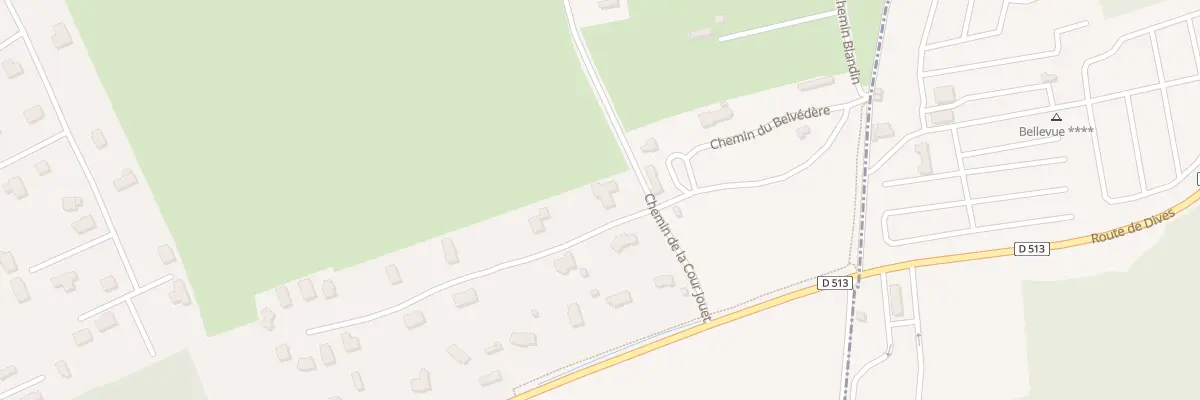 Plan du 4 Les Coutures à Auberville