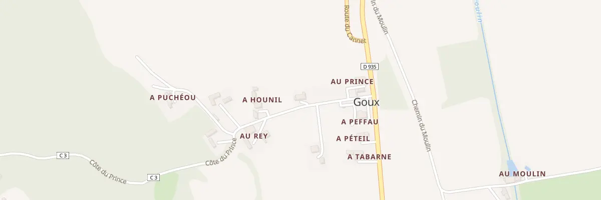 Plan du 5013 A Boutet à Goux