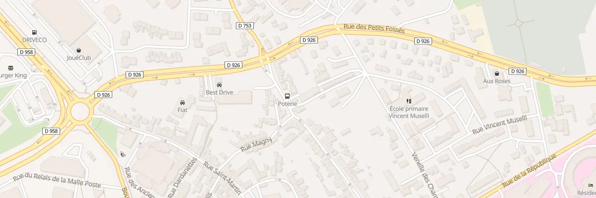 Plan du 2 Rue des Maisons Bruneaux à Argentan
