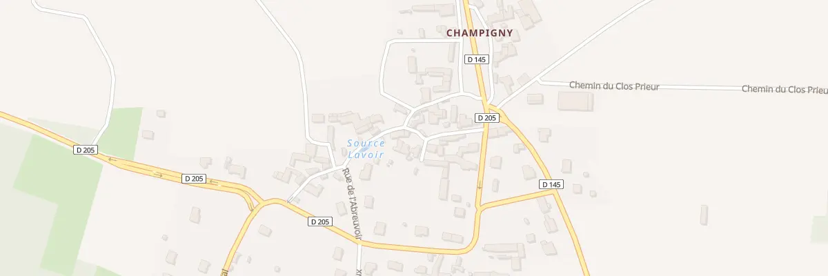 Plan du 10 Rue des sources à Souzay-Champigny