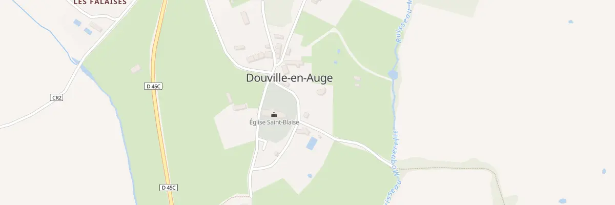Plan du 5095 La Piece à Douville-en-Auge