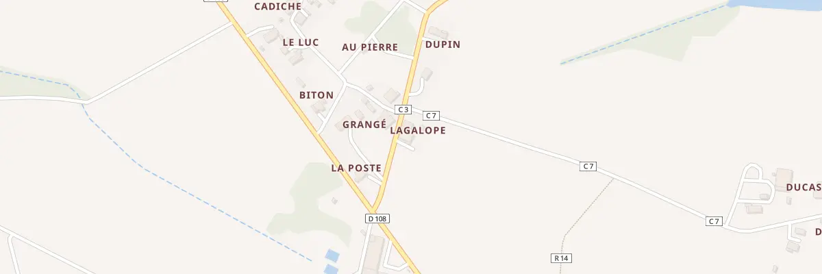 Plan du 5069 A Lagalope à Sorbets