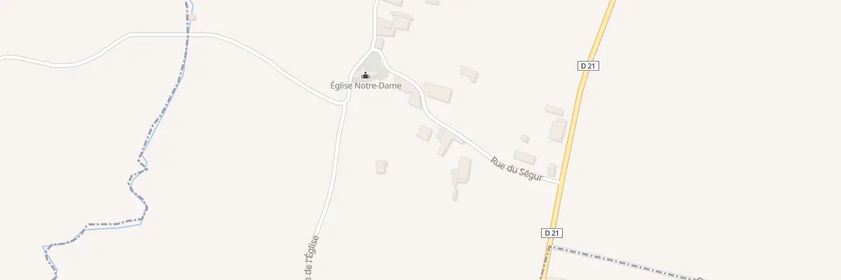 Plan du 7 Le Bourg Nord à Landerrouet-sur-Ségur