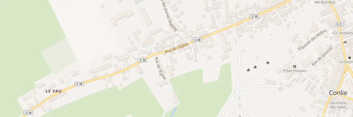 Plan du 5054 Rue de L Eglise à Conlie
