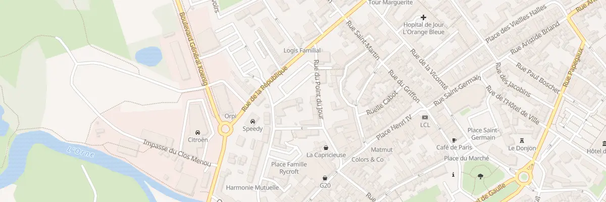 Plan du 3 Rue Jean Siard à Argentan