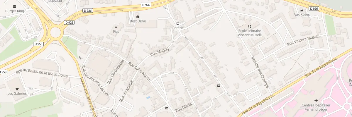 Plan du 32 Rue aux Juifs à Argentan