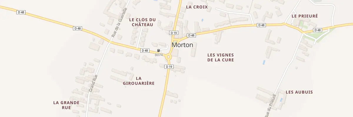 Plan du 2 Pl de la République à Morton