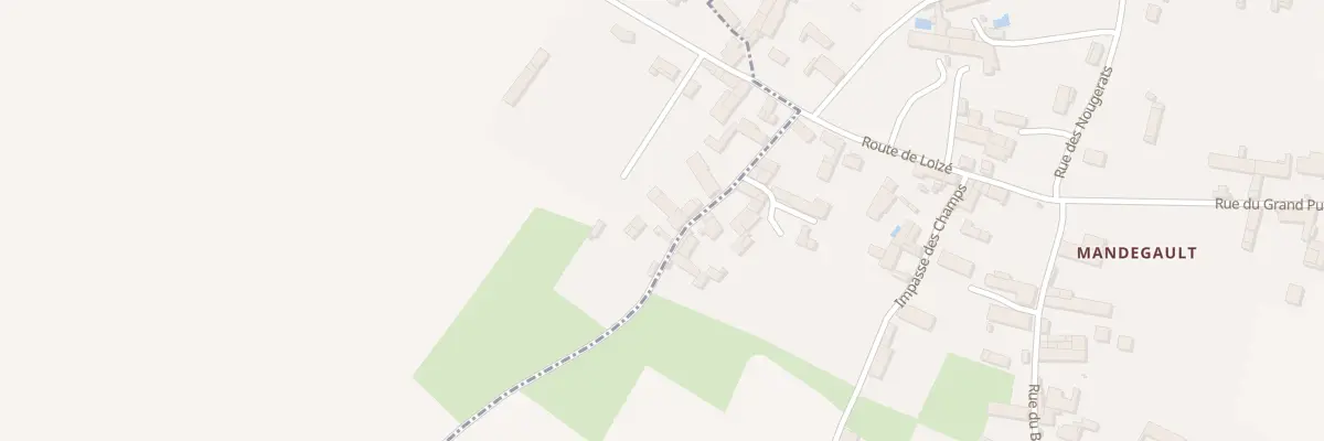Plan du 8 Rue de la Pompe Loize à Alloinay