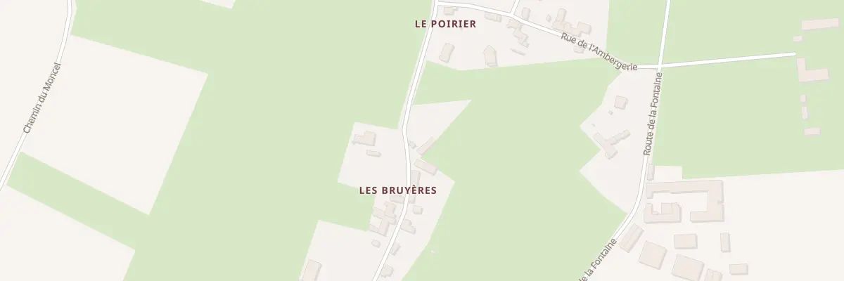 Plan du 3 Le Poirier à Boischampré