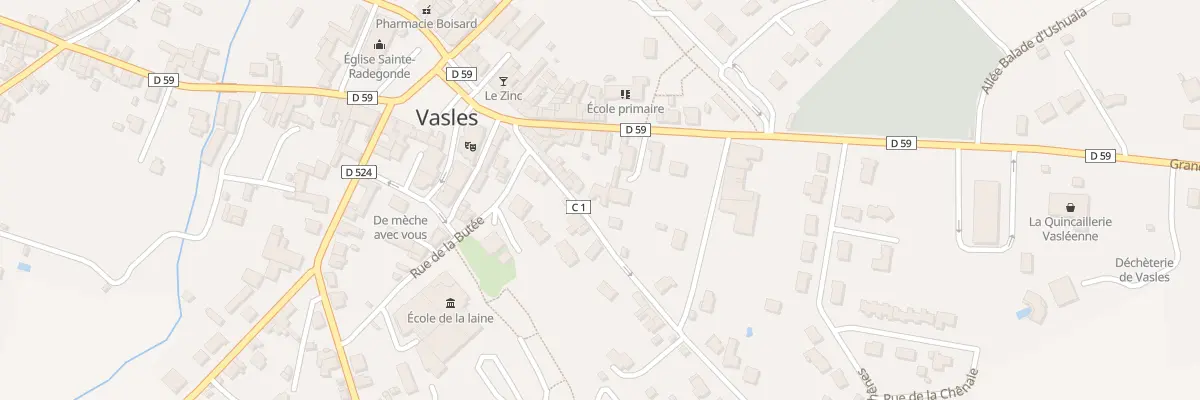Plan du 15 Rue de l’Ancienne Poste à Vasles