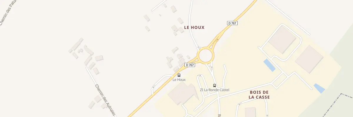 Plan du 100 Rte de la Ronde à Neuillé