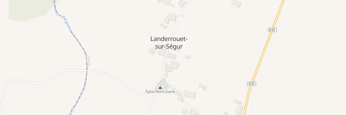 Plan du 18 Le Bourg Nord à Landerrouet-sur-Ségur