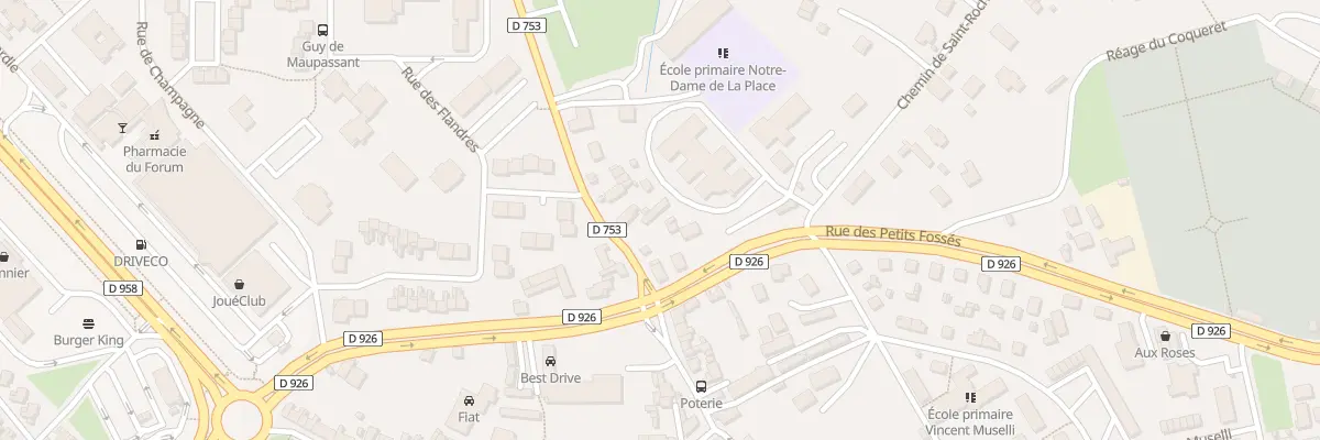 Plan du 4 Rte de Sevigny à Argentan