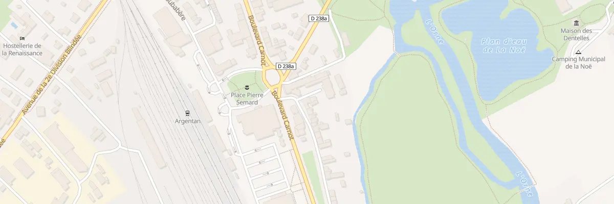 Plan du 48 Rue du Croissant à Argentan