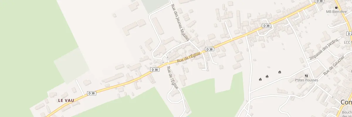 Plan du 80 Rue de L Eglise à Conlie