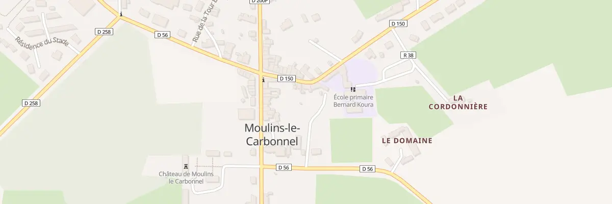 Plan du 6 Rue de la Poterie à Moulins-le-Carbonnel