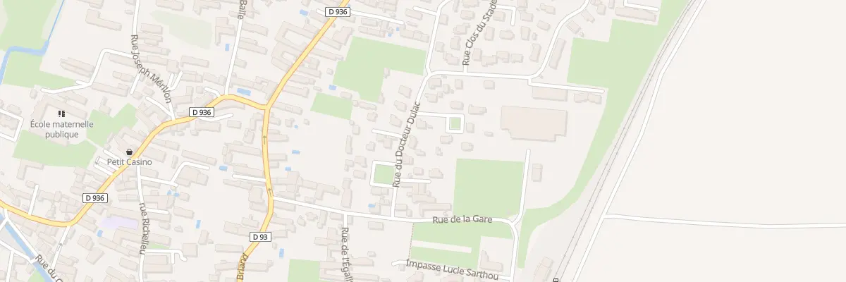 Plan du 4 Rue du Docteur Dulac à Ossun
