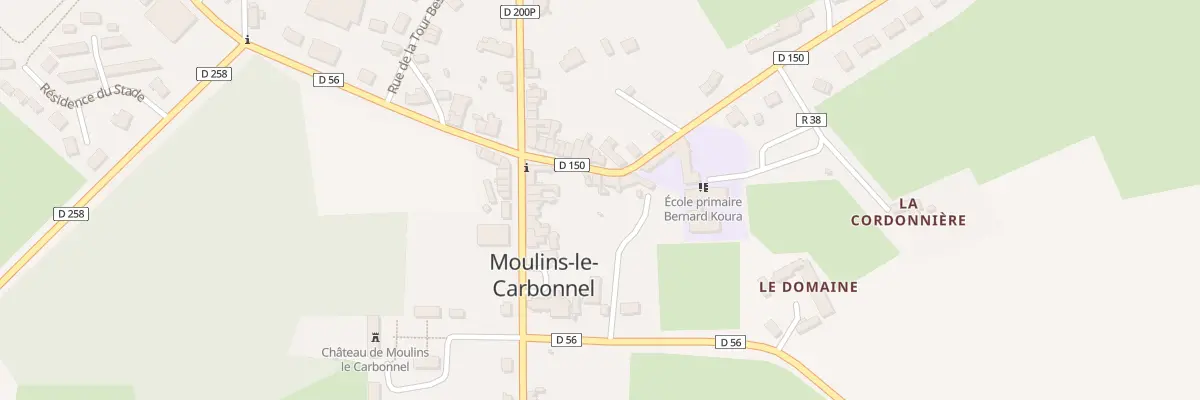 Plan du 4 Rue de la Poterie à Moulins-le-Carbonnel