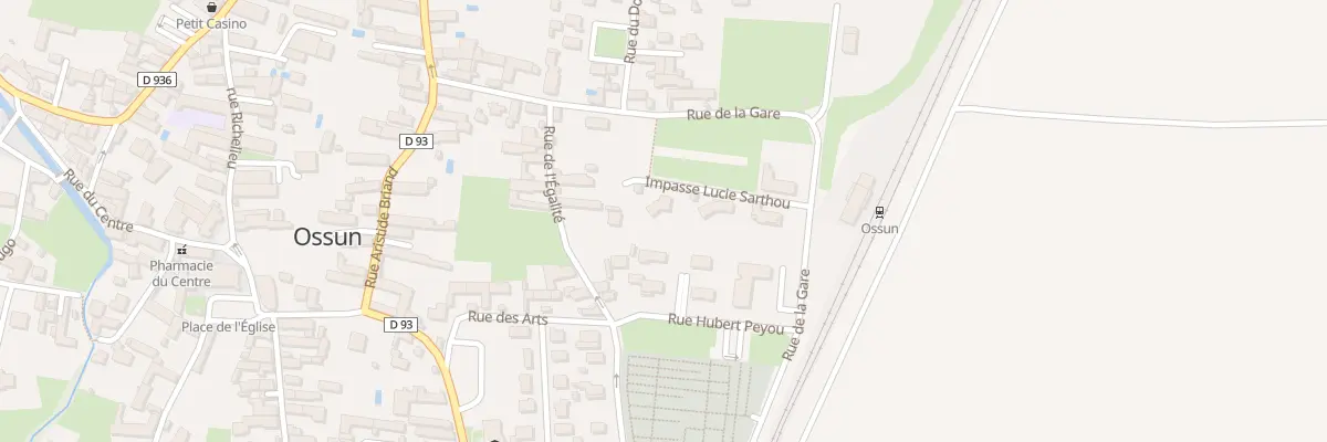 Plan du 5225 Rte de la Gare à Ossun