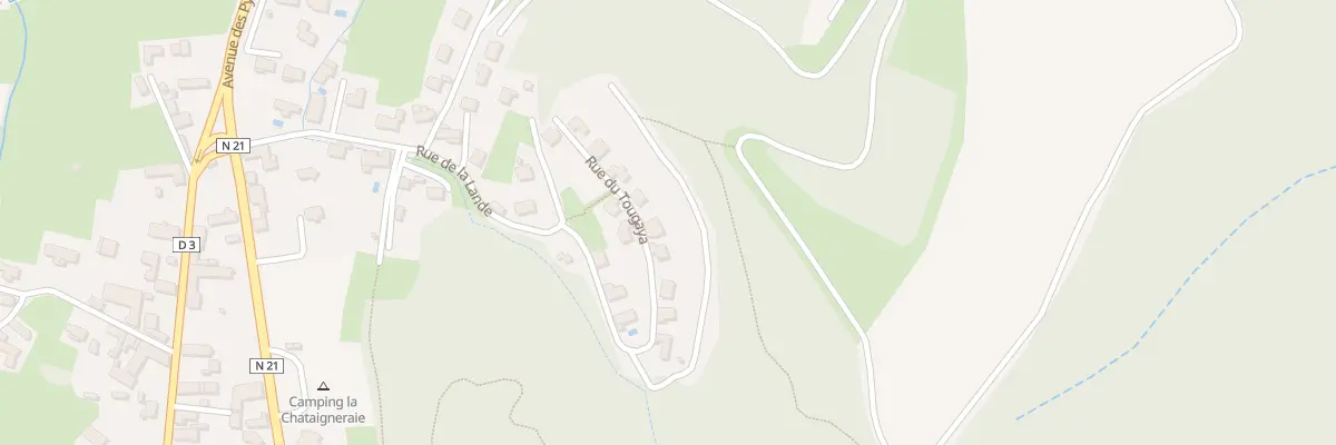 Plan du 10 Rue du Tougaya à Adé