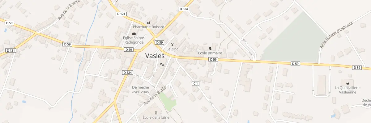 Plan du 2 Gr Grand Rue à Vasles