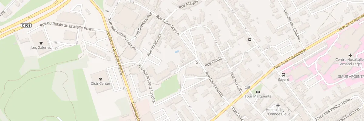Plan du 39 Rue Saint Martin à Argentan