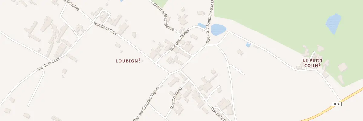 Plan du 1 Rue de la Fontaine aux Oiseaux à Exoudun