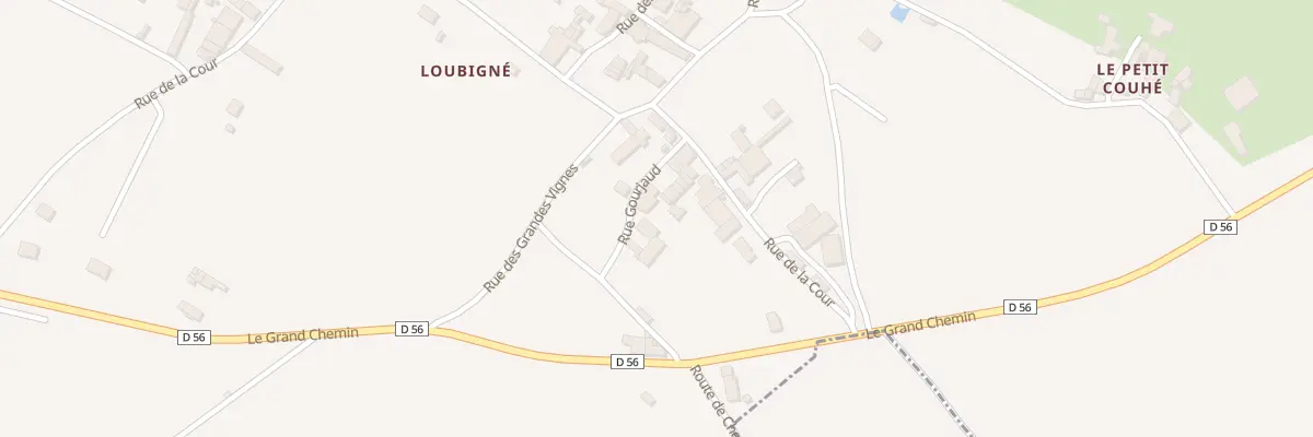 Plan du 1 Rue Courjaud à Exoudun