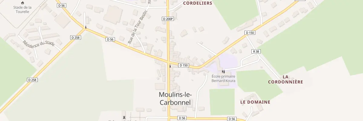 Plan du 7 Rue de la Poterie à Moulins-le-Carbonnel