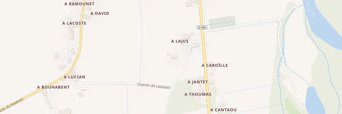 Plan du 5098 Che de Laslanes à Cahuzac-sur-Adour