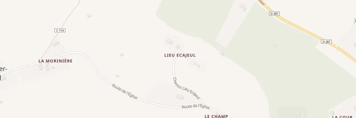 Plan du 5115 Lieu d’Ecajeul à Saint-Léger-Dubosq