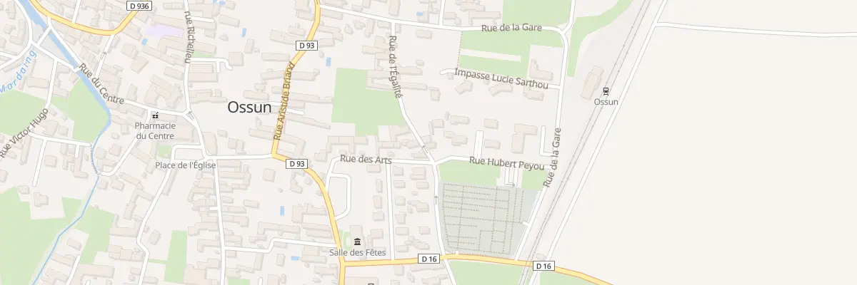 Plan du 8 Rue de l’Egalité à Ossun
