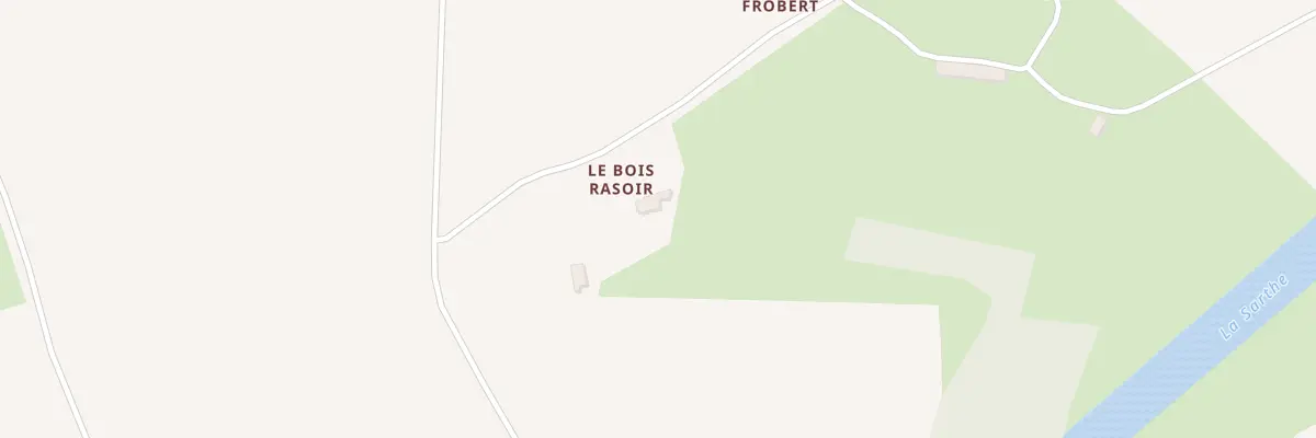 Plan du 2 Le Bois Rasoir à Douillet
