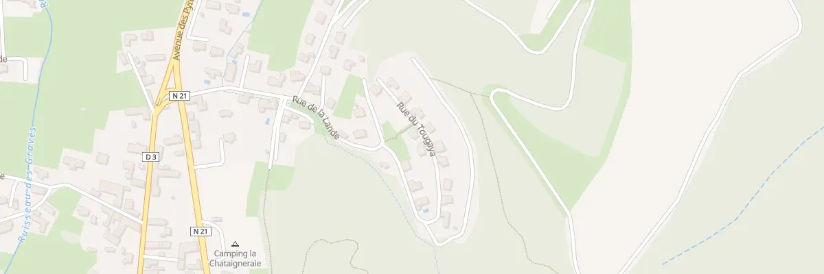 Plan du 9 Rue du Tougaya à Adé